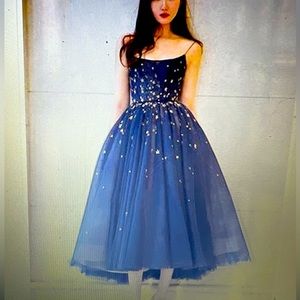 Tea length cocktail or prom dress